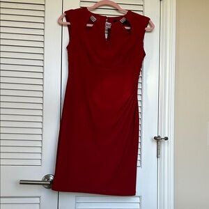Scarlett Red Cutout Mini Dress